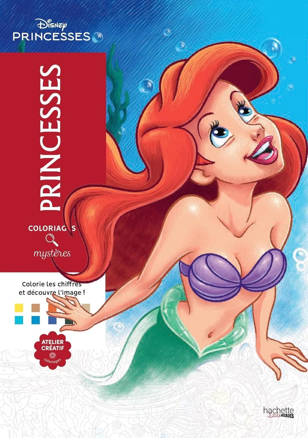 Coloriages mystères Disney Princesses – produit de coloriage mystère adulte