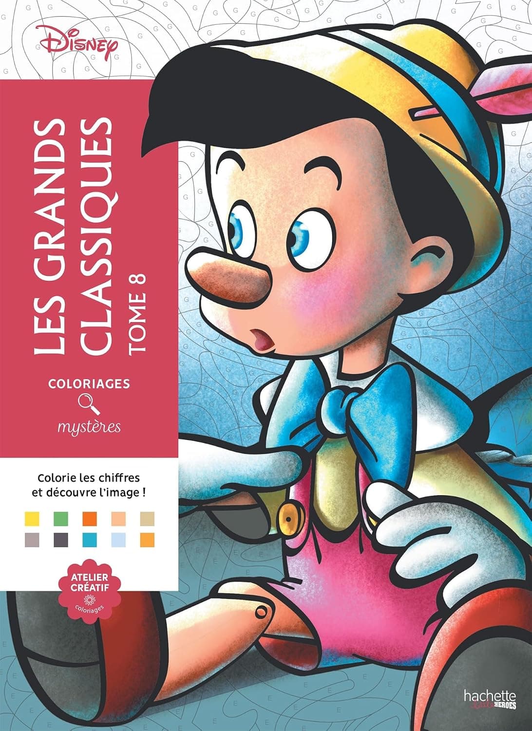 Coloriages mystères Les Grands classiques Disney Tome 8 – produit de coloriage mystère adulte
