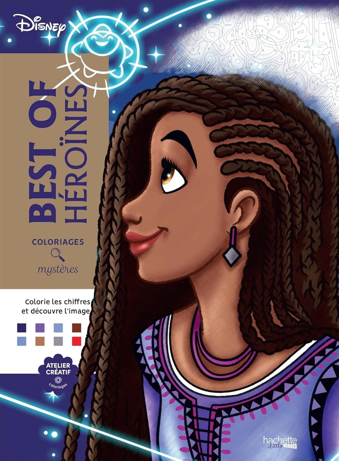 Coloriages mystères Disney - Best of Héroïnes – produit de coloriage mystère adulte