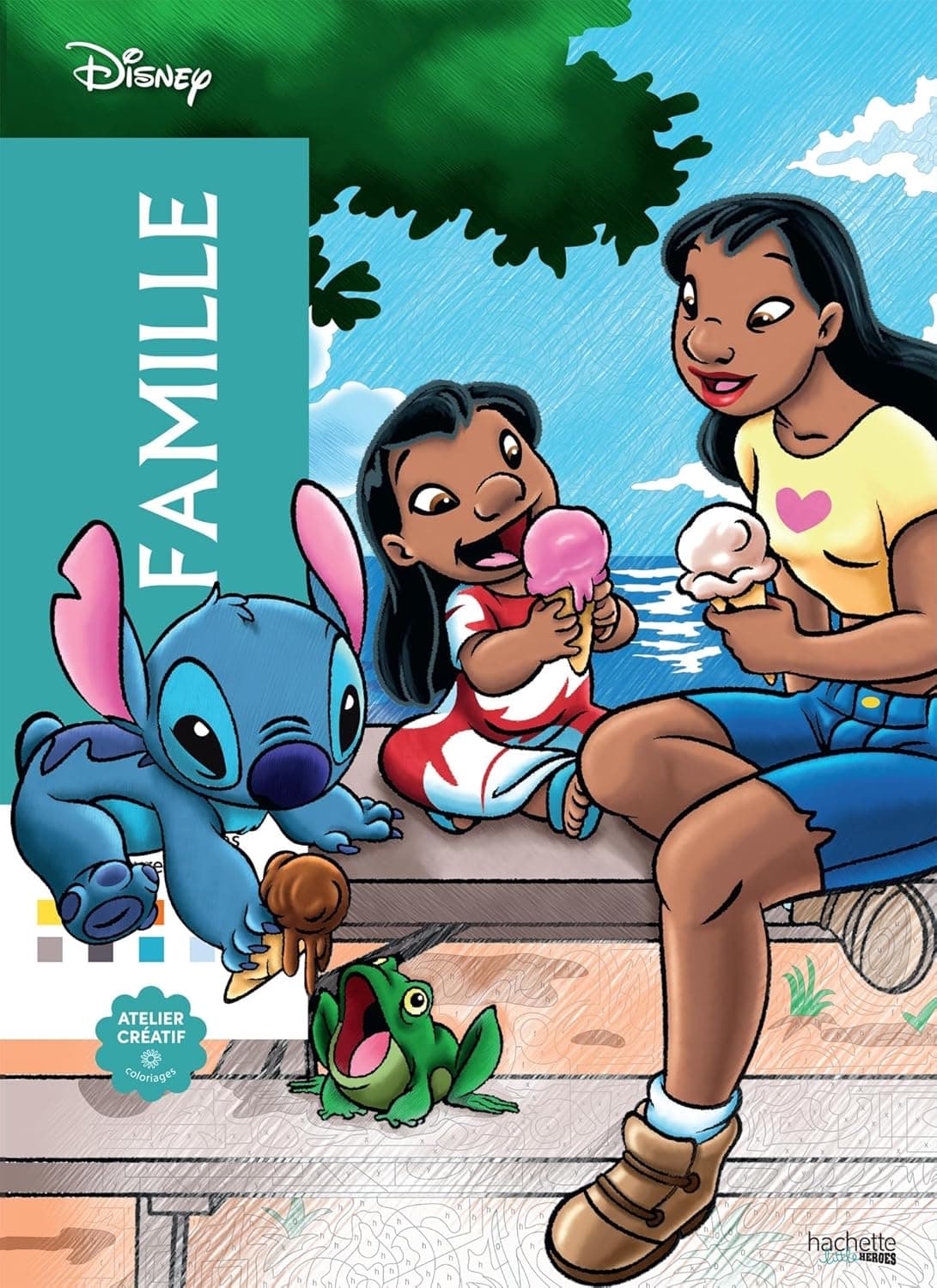 Coloriages mystères Disney - Famille – produit de coloriage mystère adulte