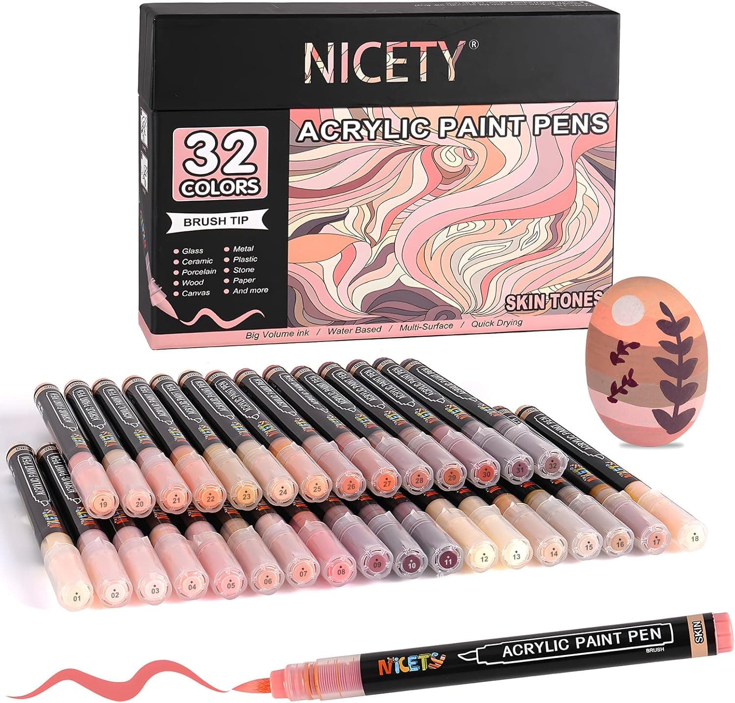 NICETY 32 peau – produit de coloriage mystère adulte