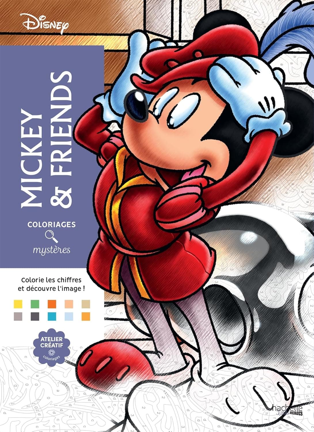 Coloriages mystères Disney Mickey and friends – produit de coloriage mystère adulte