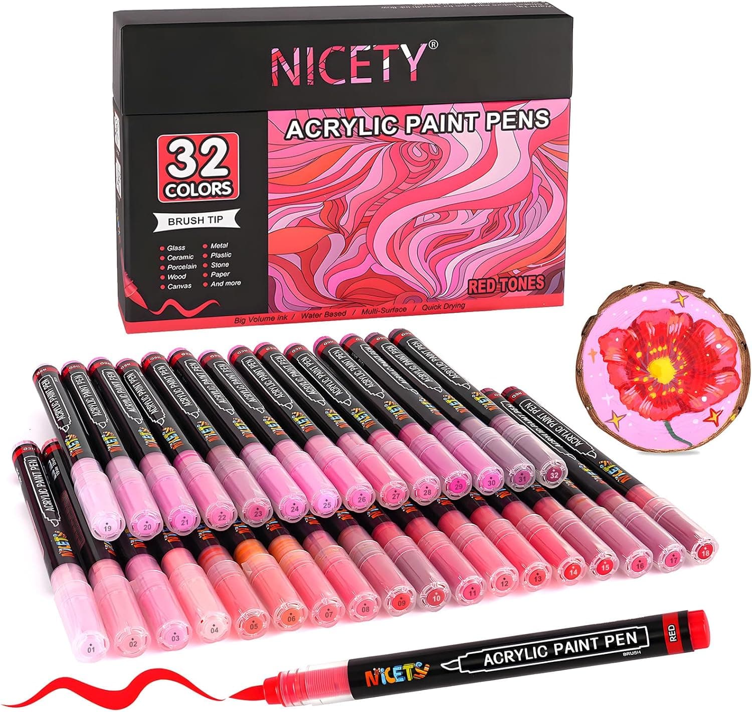 NICETY 32 rose – produit de coloriage mystère adulte